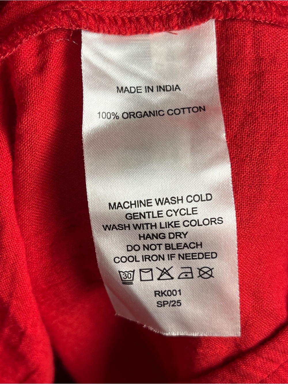 Quince Vibrant Red V-Neck Tiered Maxi Dress - Picture 8 of 9